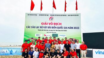 Công ty Cổ phần nước và Môi trường Anh Phát vinh dự là nhà tài trợ giải vật bãi biển quốc gia lần thứ nhất