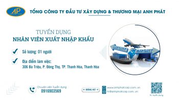 NHÂN VIÊN XUẤT NHẬP KHẨU